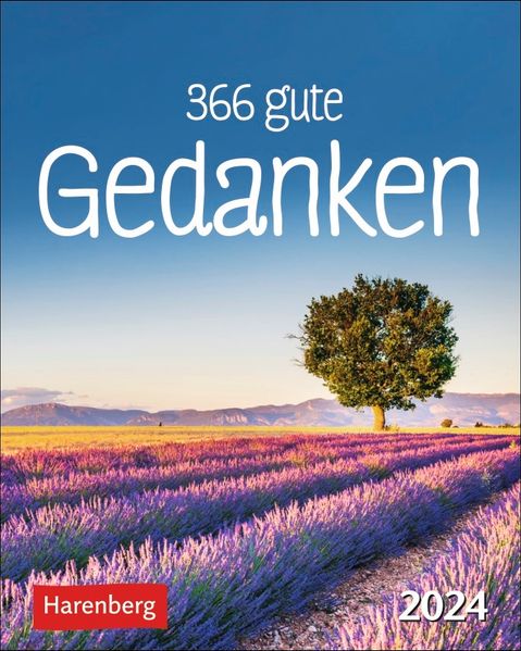 Cover von 365 gute Gedanken Mini-Geschenkkalender 2024