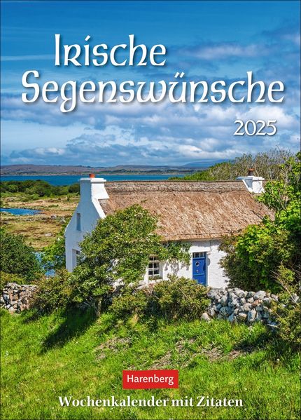 Cover von Irische Segenswünsche Wochenkalender 2025 – mit Zitaten