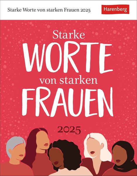 Cover von Starke Worte von starken Frauen Tagesabreißkalender 2025