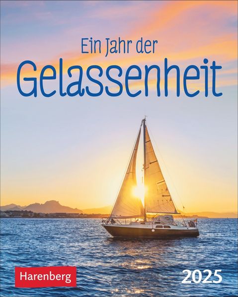 Cover von Ein Jahr der Gelassenheit Mini-Geschenkkalender 2025