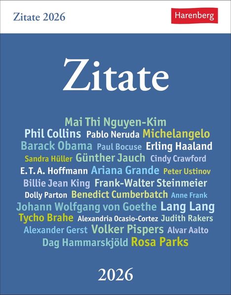 Cover von Zitate Tagesabreißkalender 2026