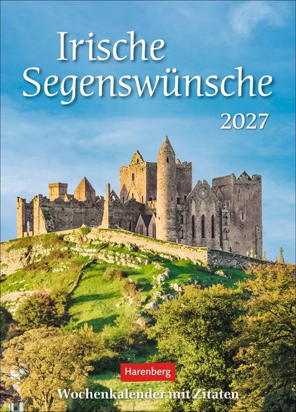 Cover von Irische Segenswünsche Wochenkalender 2027 – mit Zitaten