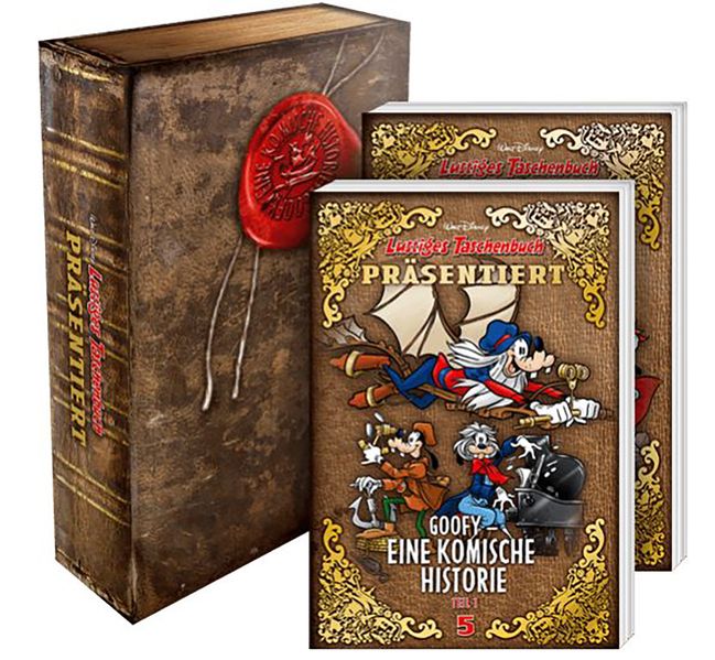 Cover von Lustiges Taschenbuch präsentiert Goofy – Eine komische Historie Box