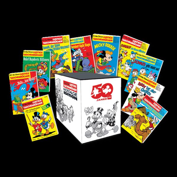 Cover von Lustiges Taschenbuch Nostalgie-Edition Box