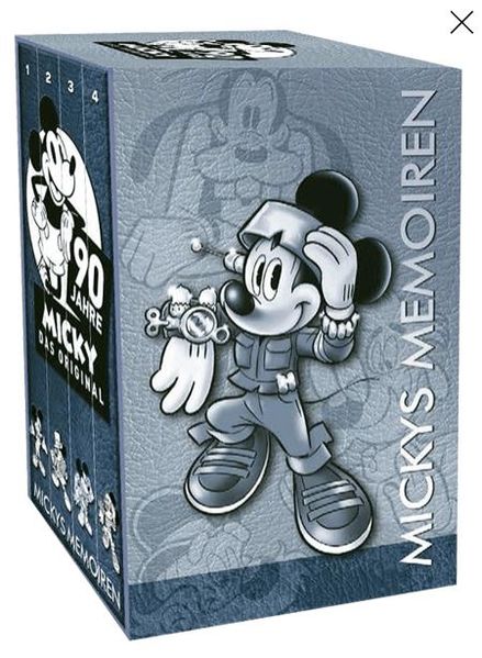 Cover von Lustiges Taschenbuch Mickys Memoiren (4 Bände im Schuber)