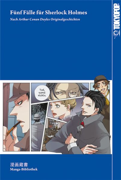 Cover von Manga-Bibliothek: Fünf Fälle für Sherlock Holmes