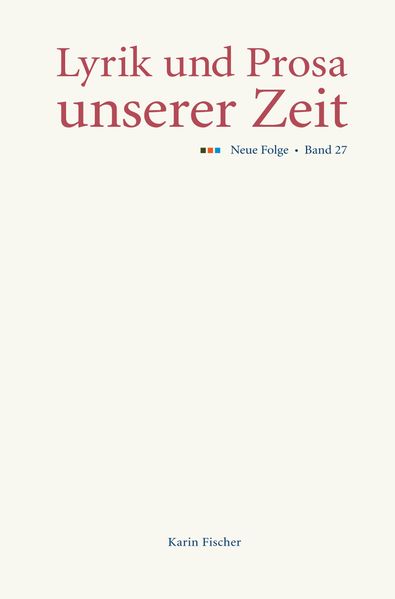 Cover von Lyrik und Prosa unserer Zeit