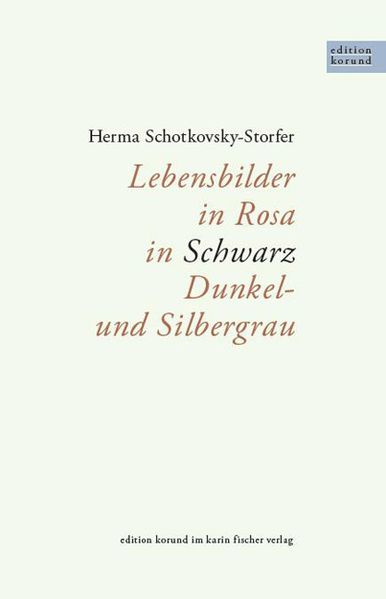 Cover von Lebensbilder in Rosa, in Schwarz, Dunkel- und Silbergrau