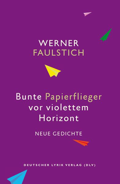 Cover von Bunte Papierflieger vor violettem Horizont
