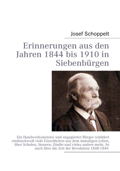 Cover von Erinnerungen aus den Jahren 1844 bis 1910 in Siebenbürgen
