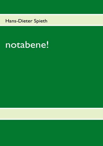 Cover von notabene!