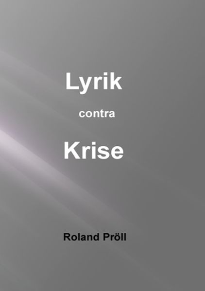Cover von Lyrik contra Krise