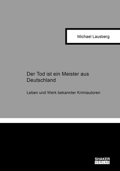 Cover von Der Tod ist ein Meister aus Deutschland