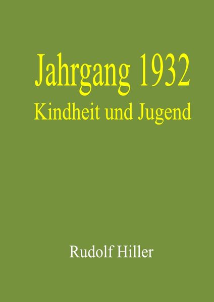 Cover von Jahrgang 1932