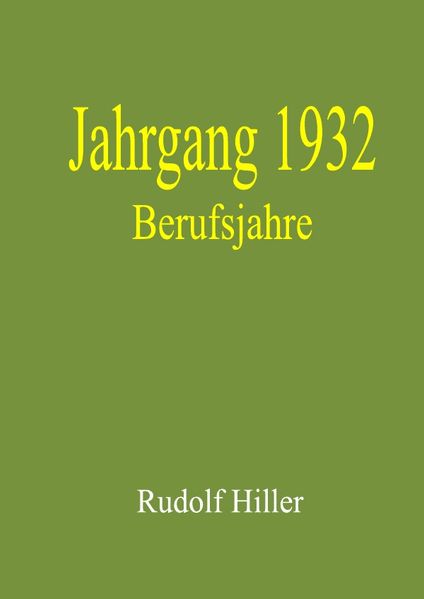 Cover von Jahrgang 1932