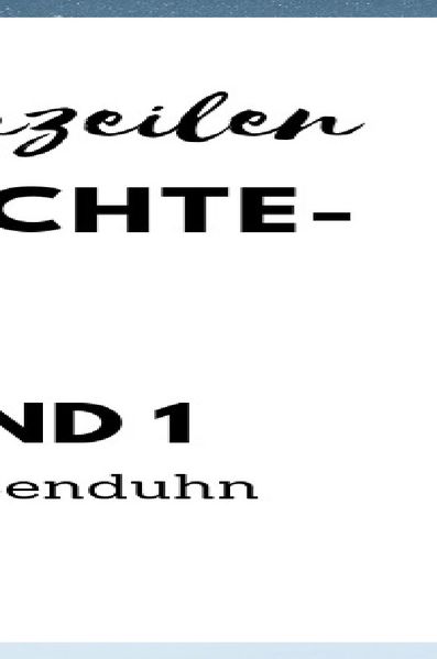 Cover von Meilenzeilen / Meilenzeilen -Gedichte- Band 1