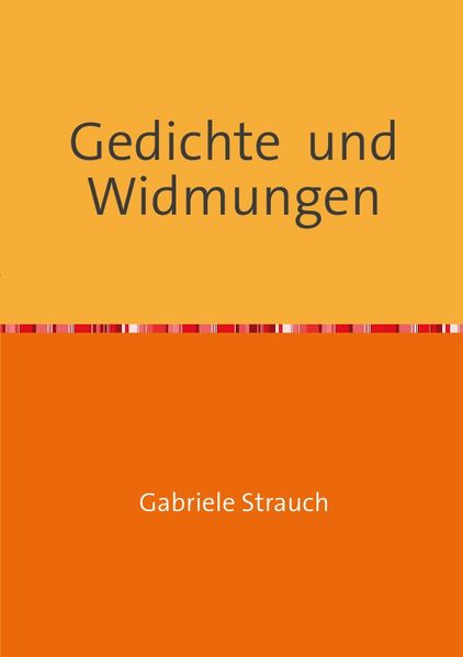 Cover von Gedichte und Widmungen
