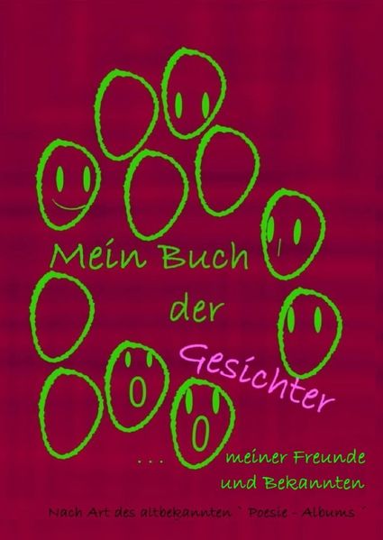 Cover von Mein Buch der Gesichter . . .