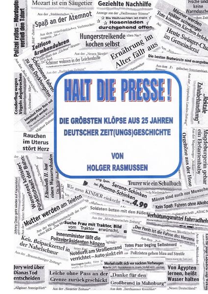 Cover von HALT DIE PRESSE!