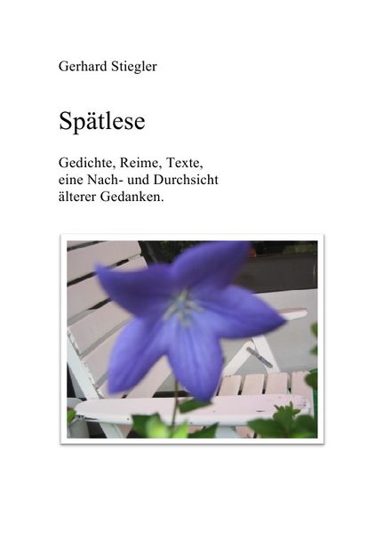 Cover von Spätlese