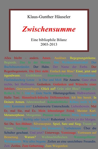 Cover von Zwischensumme