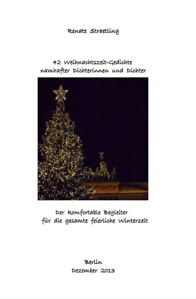 Cover von 42 Weihnachtszeit-Gedichte namhafter Dichterinnen und Dichter