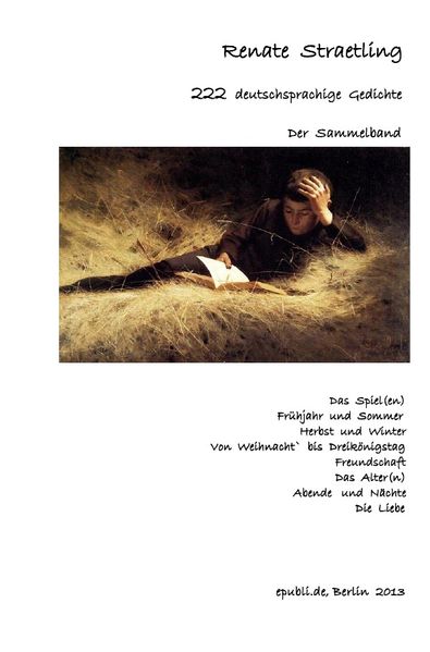 Cover von 222 deutschsprachige Gedichte – Der Sammelband