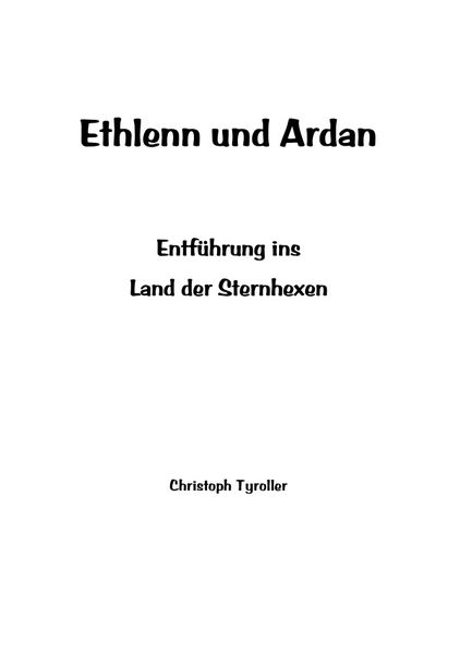 Cover von Ethlenn und Ardan
