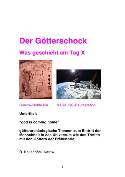Cover von Der Götterschock – Was geschieht am Tag X