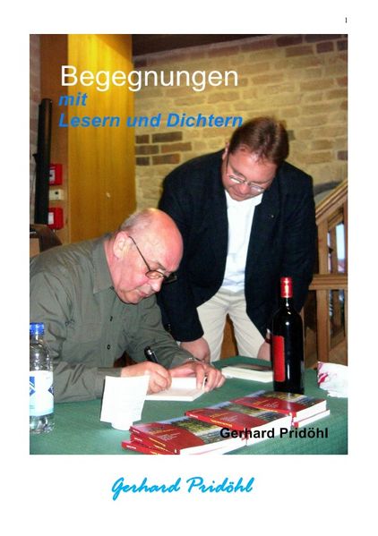 Cover von Begegnungen mit Lesern und Dichtern