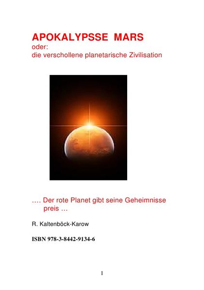 Cover von APOKALYPSE MARS