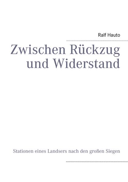 Cover von Zwischen Rückzug und Widerstand