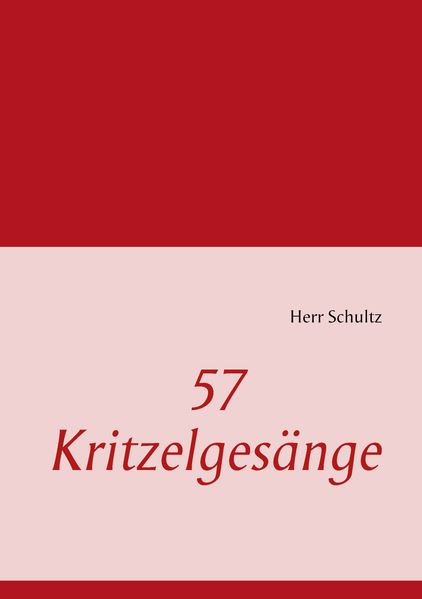 Cover von 57 Kritzelgesänge