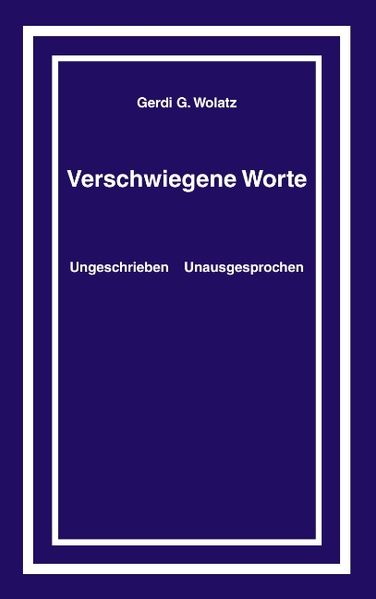 Cover von Verschwiegene Worte