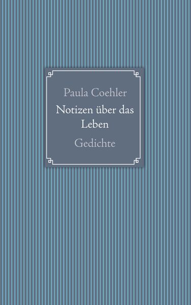 Cover von Notizen über das Leben