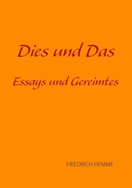 Cover von Dies und Das