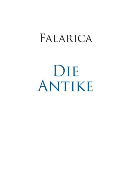 Cover von Die Antike