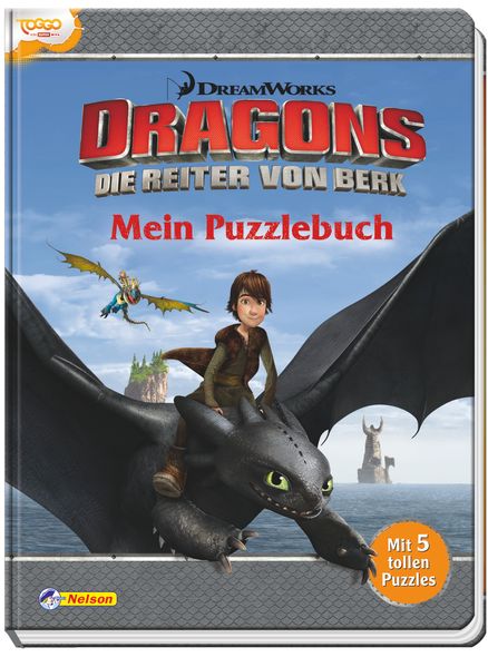 Cover von Dreamworks Dragons: Mein Puzzlebuch