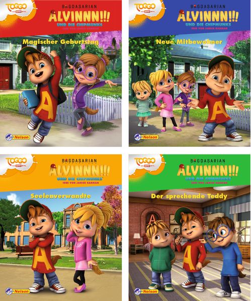 Cover von Nelson Mini-Bücher: Alvinnn!!! und die Chipmunks 1-4 (Einzel/WWS)