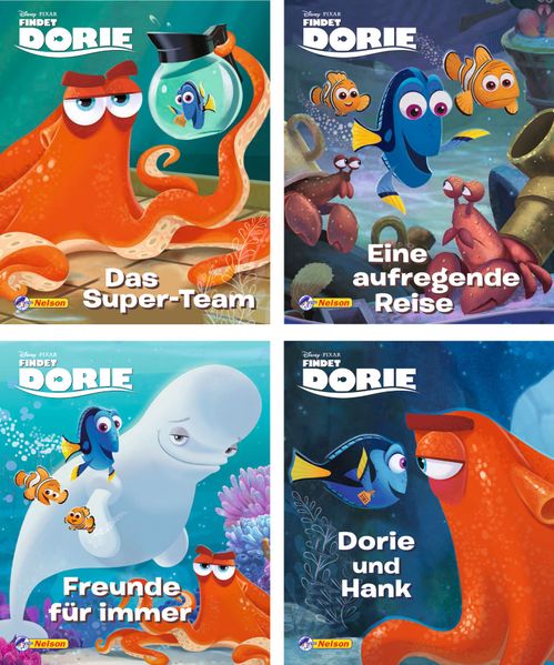 Cover von Nelson Mini-Bücher: Disney Findet Dorie 1-4 (Einzel/WWS)