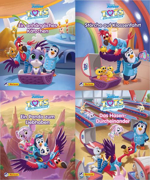 Cover von Nelson Mini-Bücher: Disney T.O.T.S.: Tierbaby Transport Service 1-4 (Einzel/WWS)