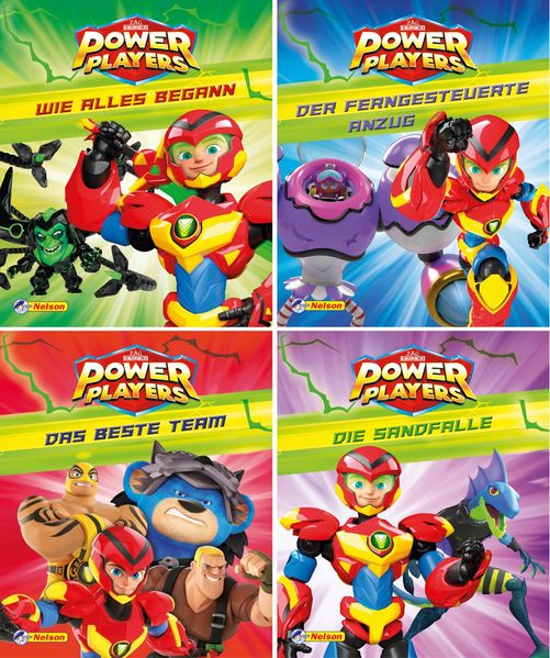Cover von Nelson Mini-Bücher: Power Players 1-4 (Einzel/WWS)