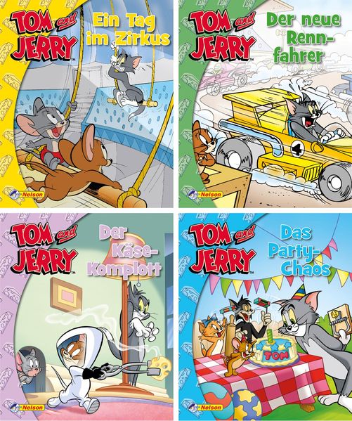 Cover von Nelson Mini-Bücher: Tom und Jerry 1-4 (Einzel/WWS)
