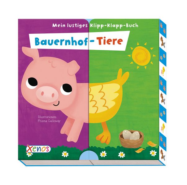 Cover von Mein lustiges Klipp-Klapp-Buch: Bauernhof-Tiere