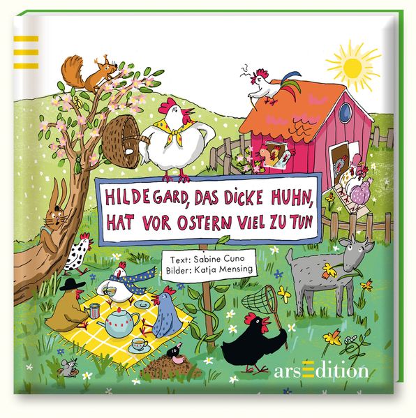 Cover von Hildegard, das dicke Huhn, hat vor Ostern viel zu tun