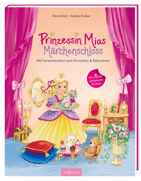 Cover von Prinzessin Mias Märchenschloss – Mit Fensterstickern zum Einrichten und Dekorieren