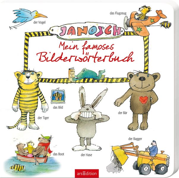 Cover von Janosch – Mein famoses Bilderwörterbuch