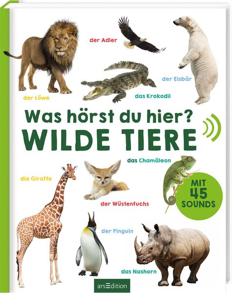 Cover von Was hörst du hier? – Wilde Tiere