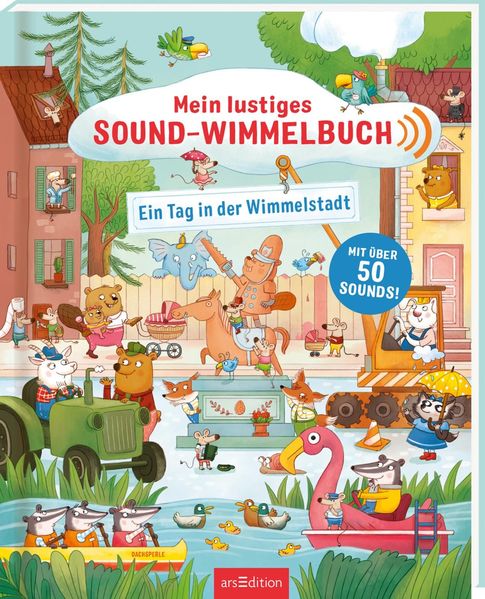 Cover von Mein lustiges Sound-Wimmelbuch – Ein Tag in der Wimmelstadt