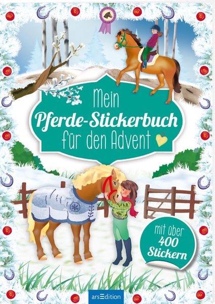 Cover von Mein Pferde-Stickerbuch für den Advent